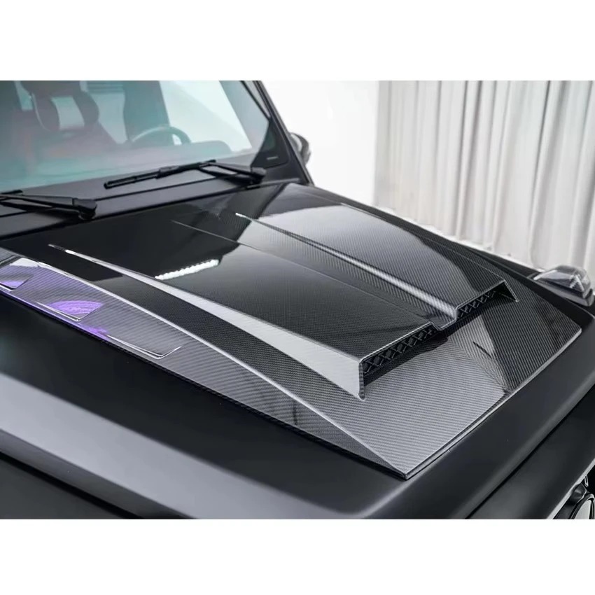 Upgrade B Style W464 G63 Body Kit Dry Carbon Fiber Bonnet Hood Spoiler Wing For  G63 Kit G500 G550 2019-2024 G63 w463A